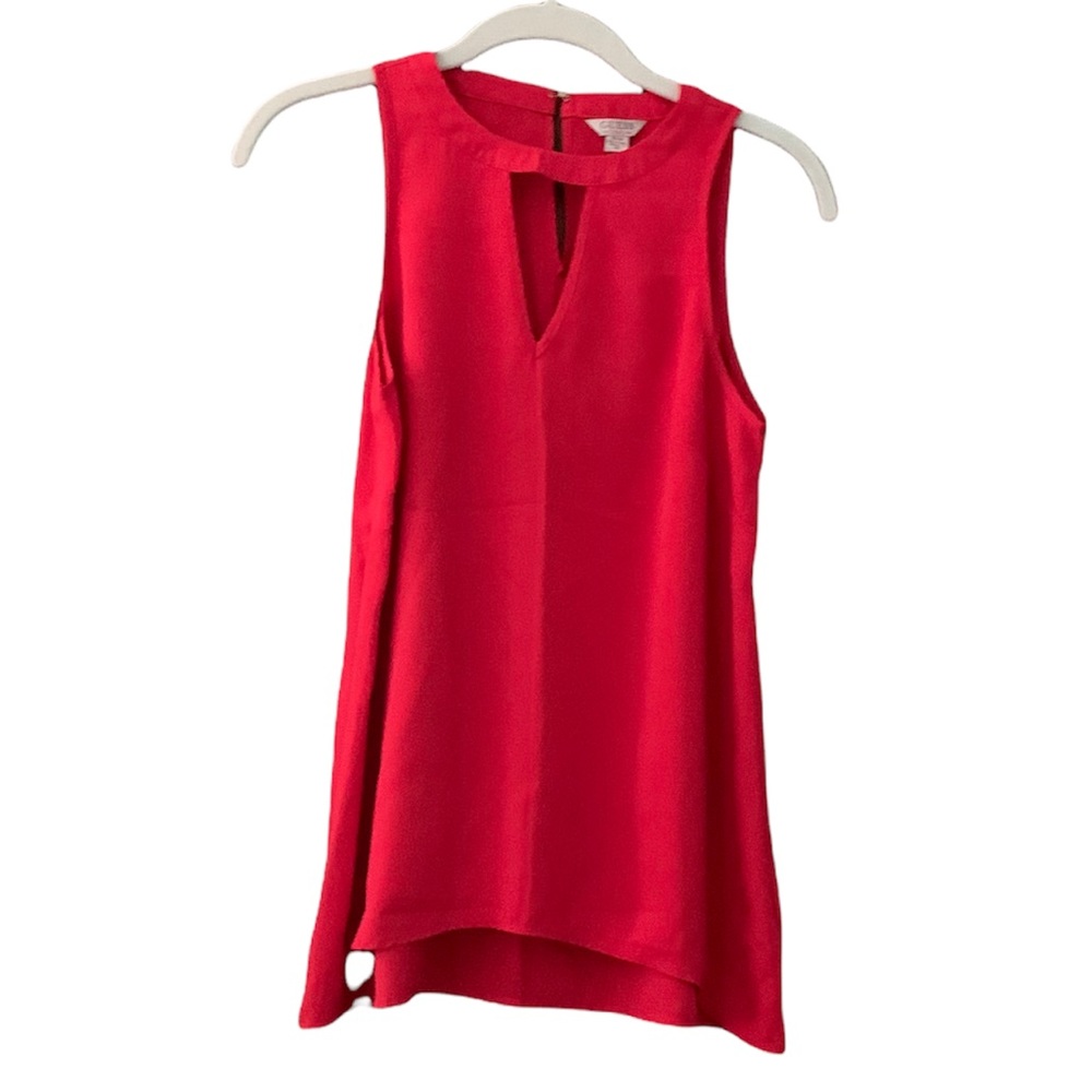 Guess womens red top size medium